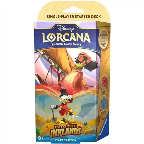 Disney Lorcana Into the Inklands - Starter Deck - Moana and Scrooge McDuck