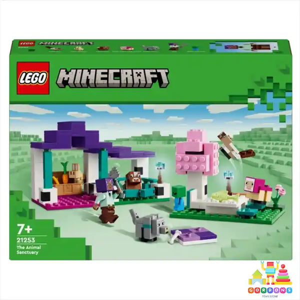 LEGO Minecraft 21253 The Animal Sanctuary Toy with Figures