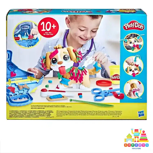 PLAY DOH CARE N’ CARRY VET SET WITH PUP, CARRY CASE AND ACCESSORIES