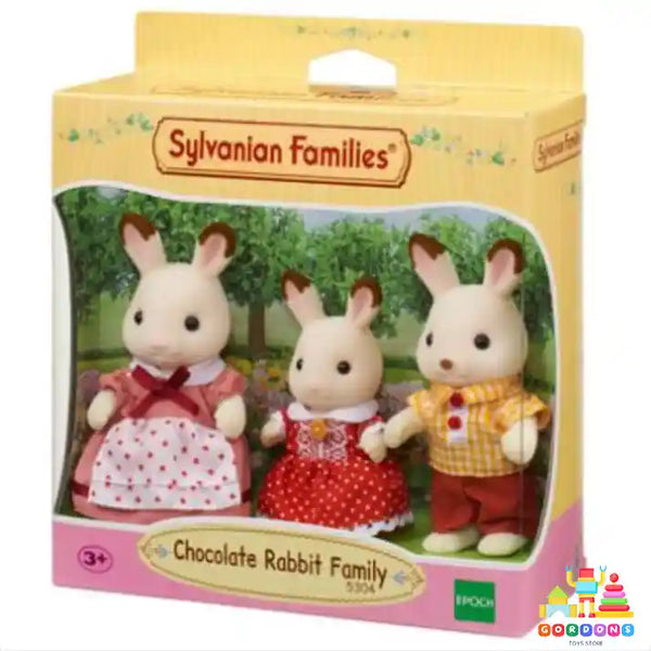sylvanian families chocolate rabbit family